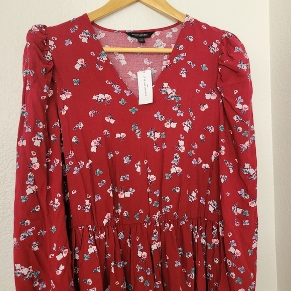 Banana Republic Floral Midi Dress S - Picture 2 of 8